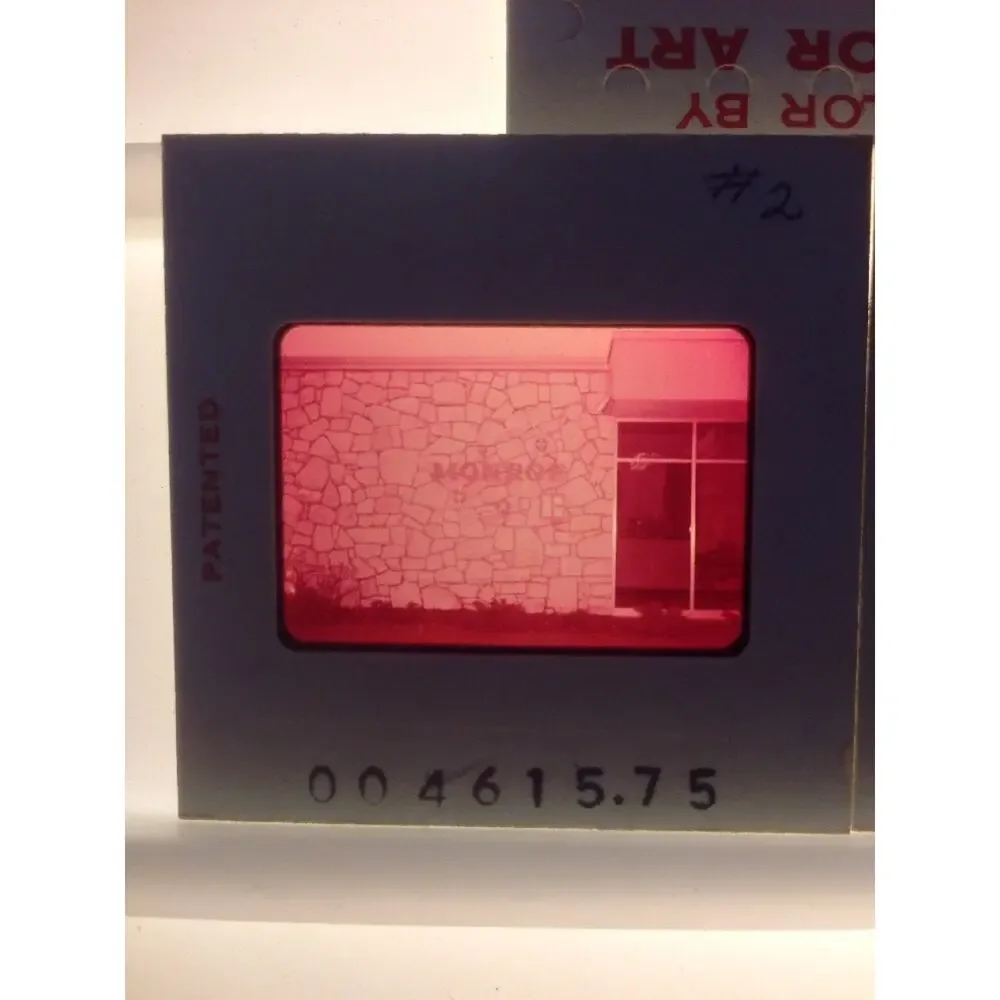 Lot 7 Vintage 50s MCM Monroe Office Building Shop Interior Photos Color Slides